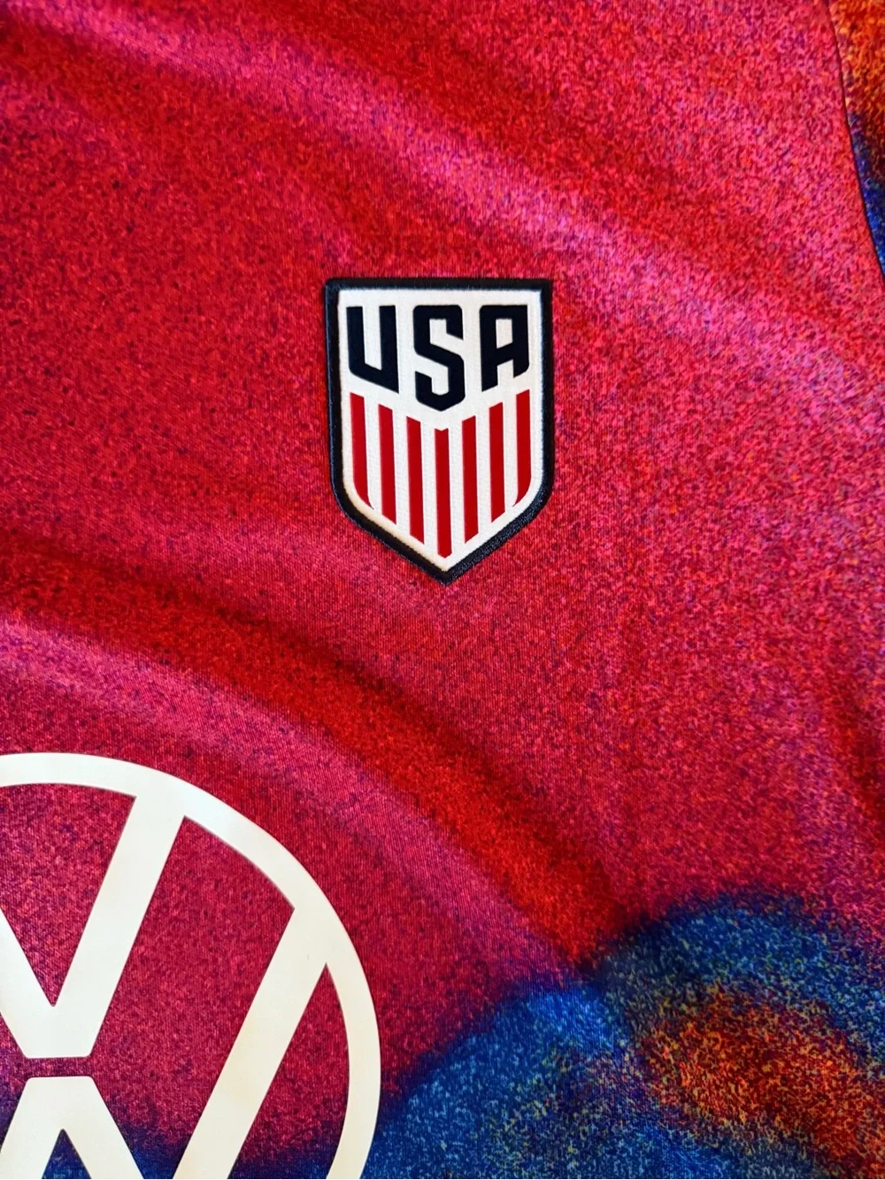 Nike USA Red & Blue Soccer Jersey SLIM FIT